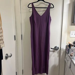 Ann Taylor vintage circa 2000 purple maxi dress, 12